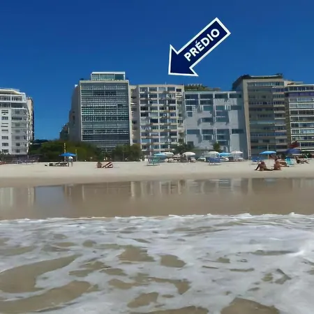 Beira mar em Copacabana Studio moderno Av Atlântica-2